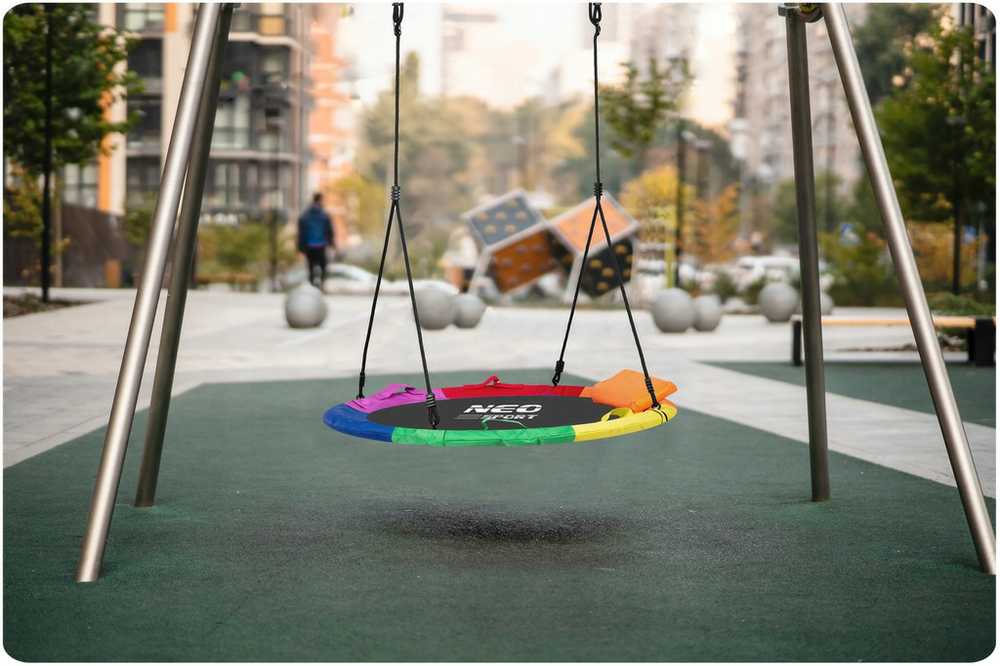 Neo-Sport Swingo XXL Vaikiškos sūpynės, įvairiaspalvės, 95 cm