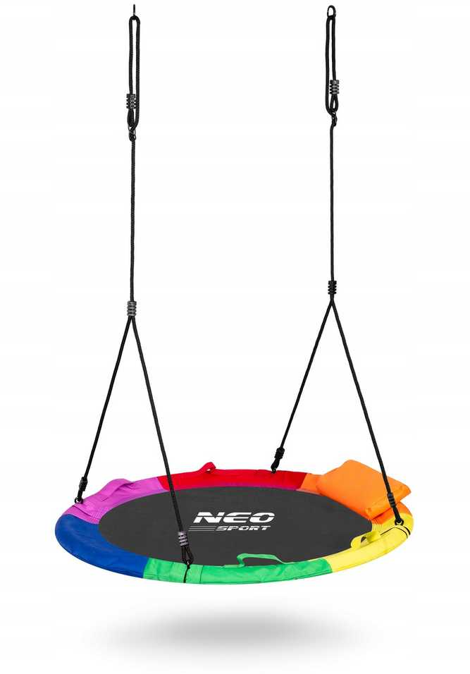 Neo-Sport Swingo XXL Vaikiškos sūpynės, įvairiaspalvės, 95 cm