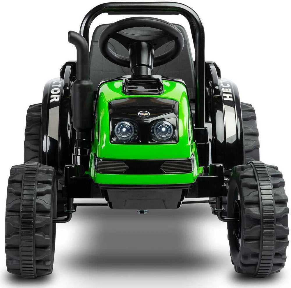 Toyz Traktorius Hector su priekaba akumuliatorinis. žalias