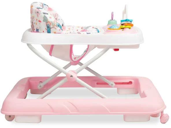 Toyz Vaikštynė kūdikiams, vaikams su reguliuojamu aukščiu, rožinė