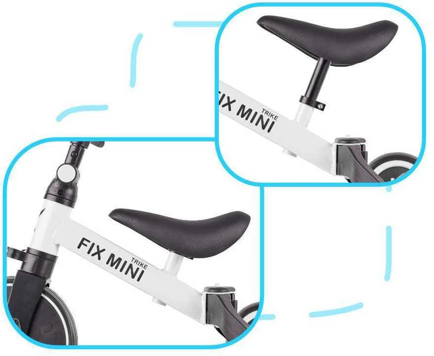 Baby Mix Triratukas Trike Fix Mini 3 in 1 baltas