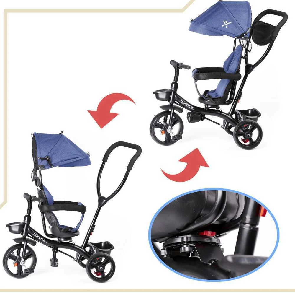 Trike Fix Triratis Fix Lite tamsiai mėlynas