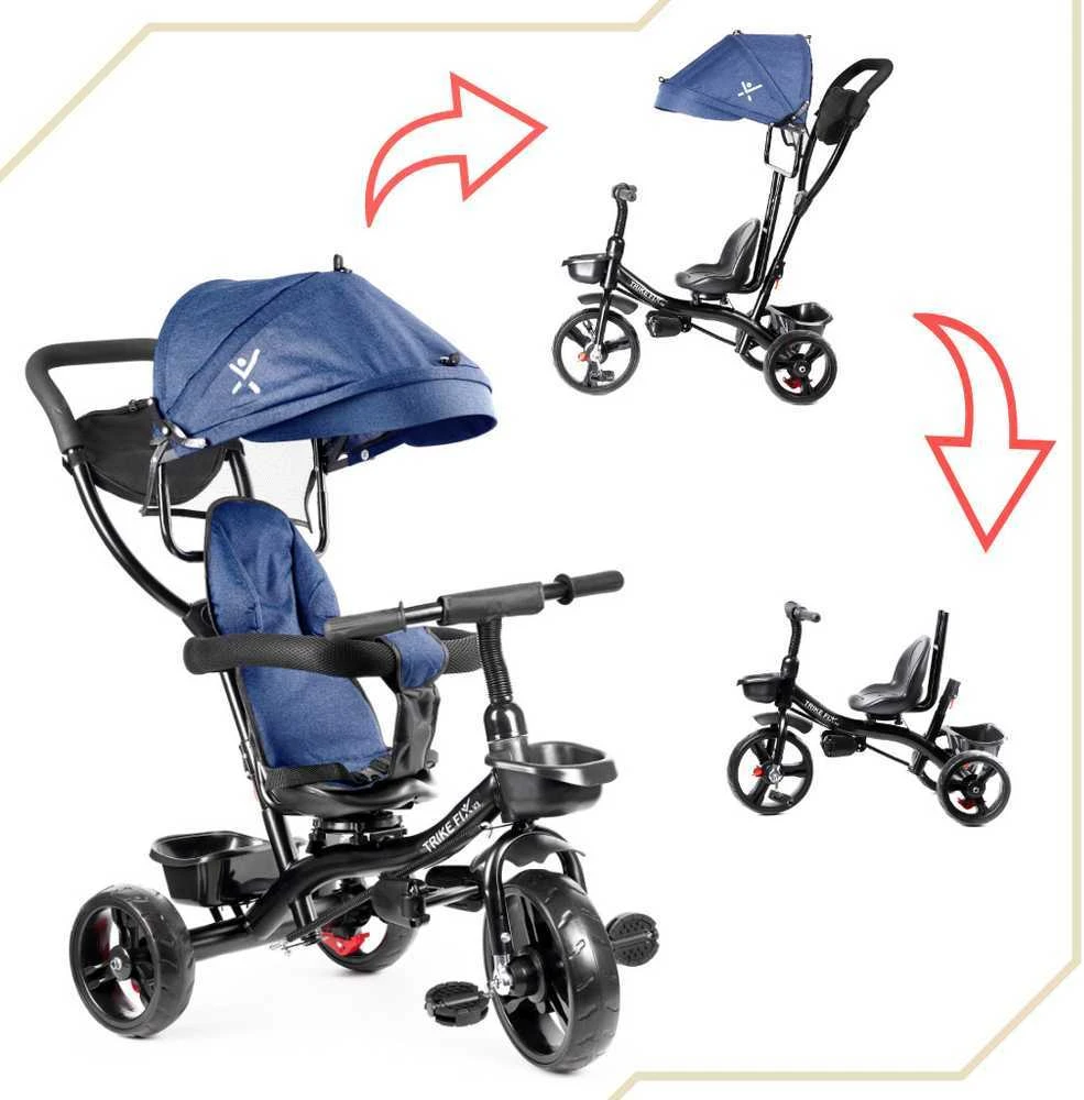 Trike Fix Triratis Fix Lite tamsiai mėlynas