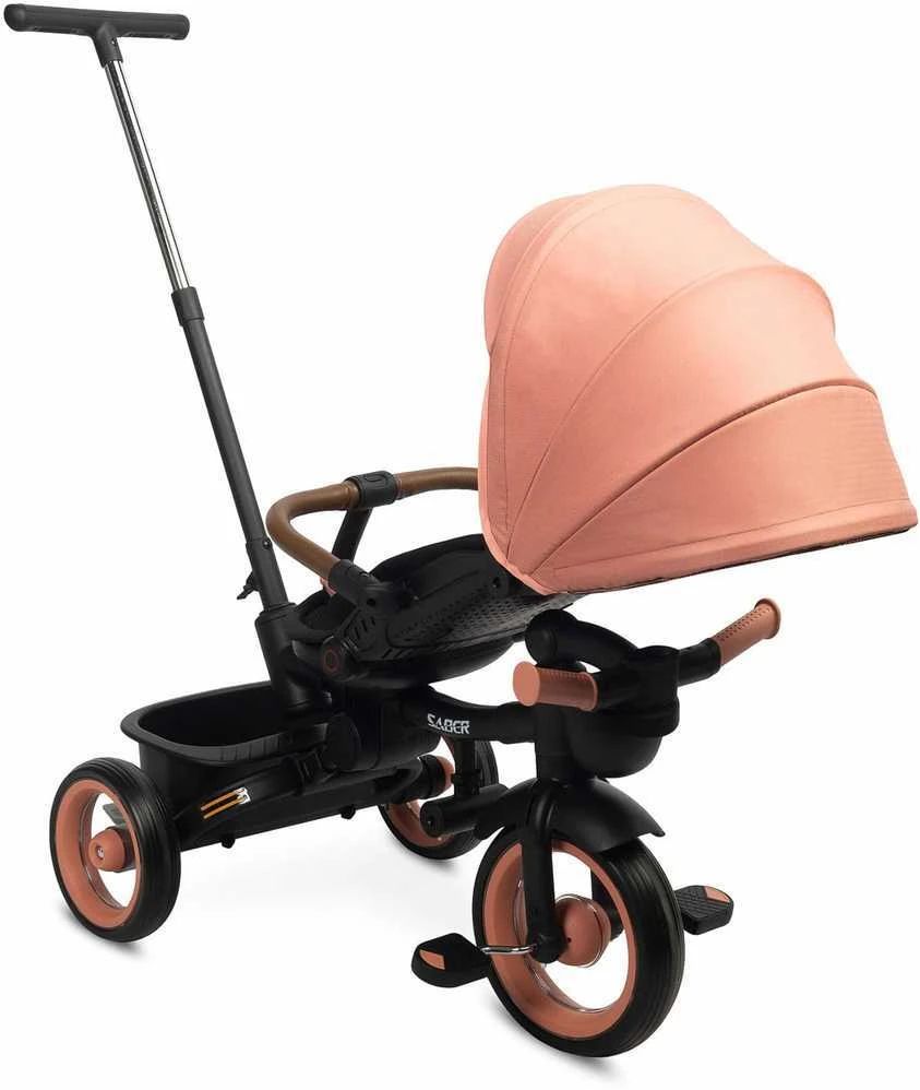 Triratukas Toyz By Caretero Sabre - 3in1, šviesiai rožinė