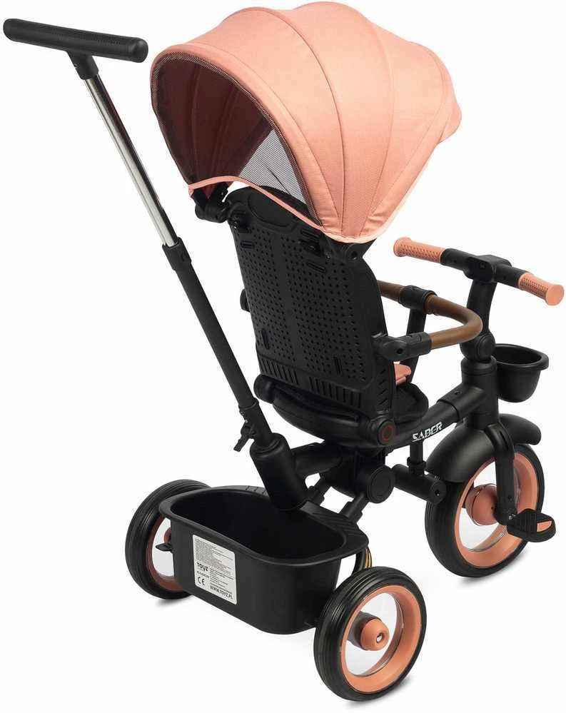 Triratukas Toyz By Caretero Sabre - 3in1, šviesiai rožinė
