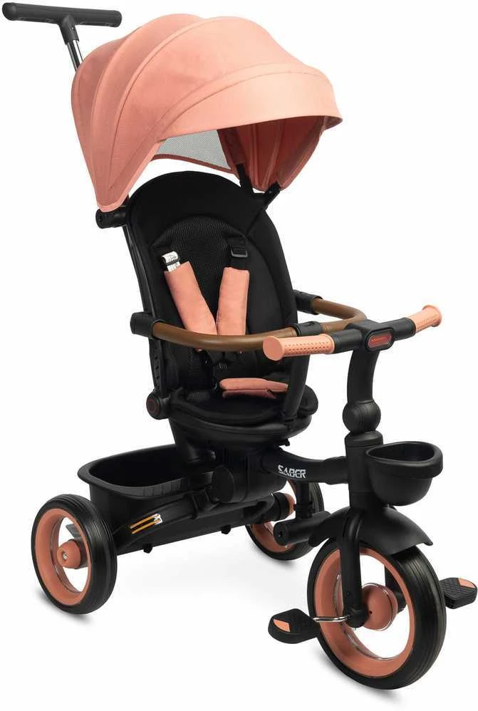Triratukas Toyz By Caretero Sabre - 3in1, šviesiai rožinė