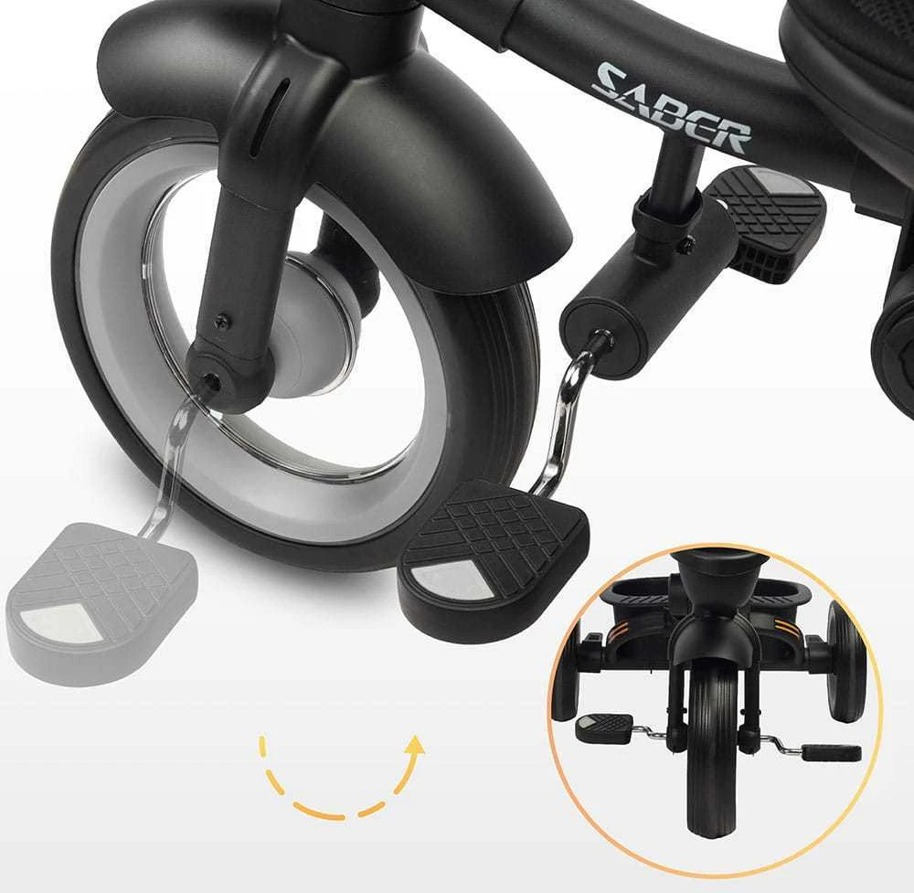 Triratukas Toyz By Caretero Sabre - 3in1, šviesiai rožinė