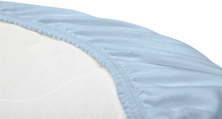 Vaikiška paklodė Sensillo Jersey 75x35, mėlyna