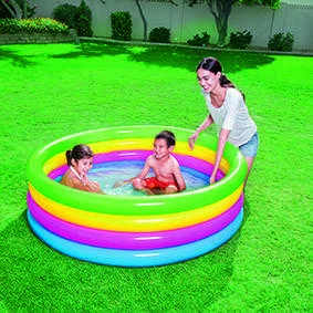 Pripučiamas baseinas Bestway Rainbow 157 cm x 46 cm, 51117