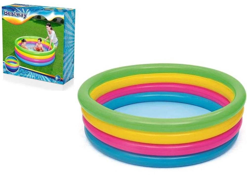 Pripučiamas baseinas Bestway Rainbow 157 cm x 46 cm, 51117