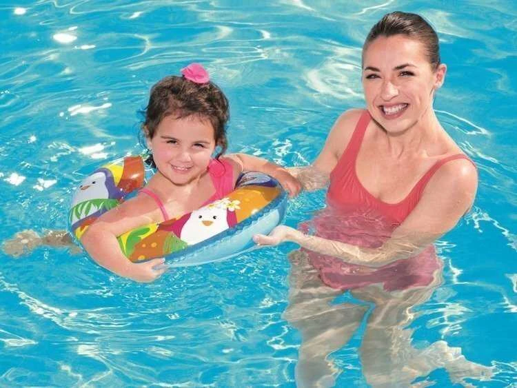 Vaikiškas pripučiamas plaukimo ratas Bestway, 51 cm
