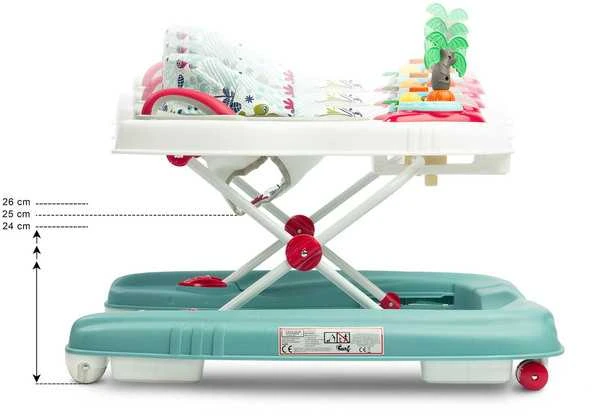 Vaikštynė-stumdukas 2in1 Toyz Surf Floral