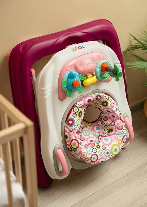 Vaikštynė-stumdukas 2in1 Toyz Surf Floral
