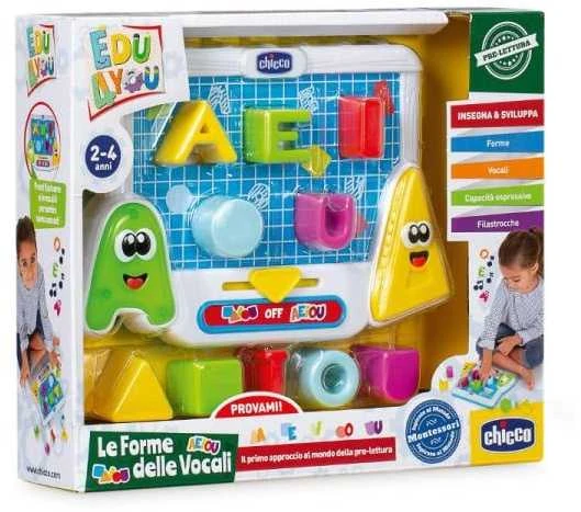 Žaislas kūdikiams Lavinamasis balsių ir formų žaidimas EDU, Chicco