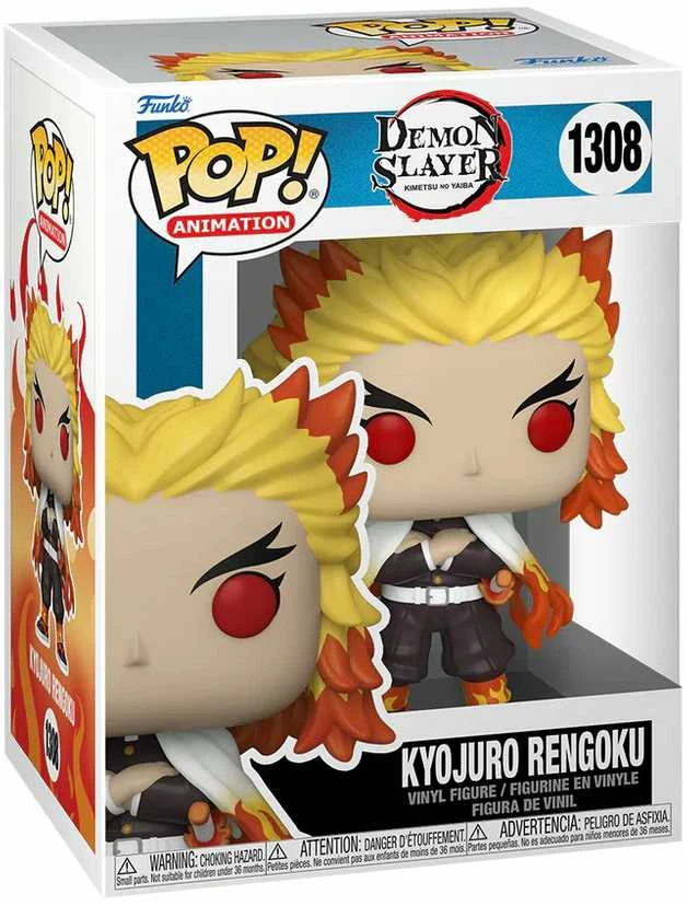 FUNKO POP! Vinilinė figūrėlė: Demon Slayer - Kyojuro Rengoku aprašymas - Prekės nuotrauka