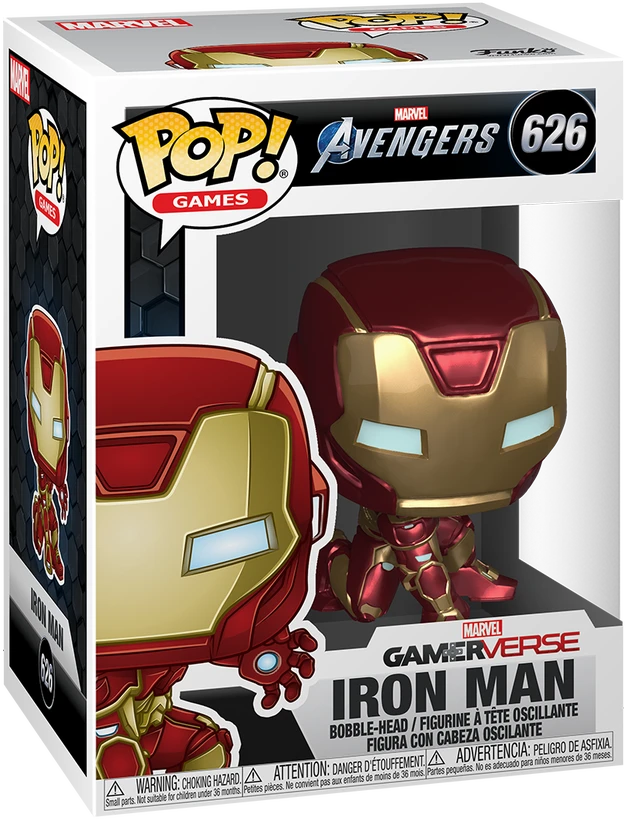 FUNKO POP! Vinilinė figūrėlė MARVEL: Geležinis žmogus (Stark Tech kostiumas), 9,5 cm aprašymas - Prekės nuotrauka