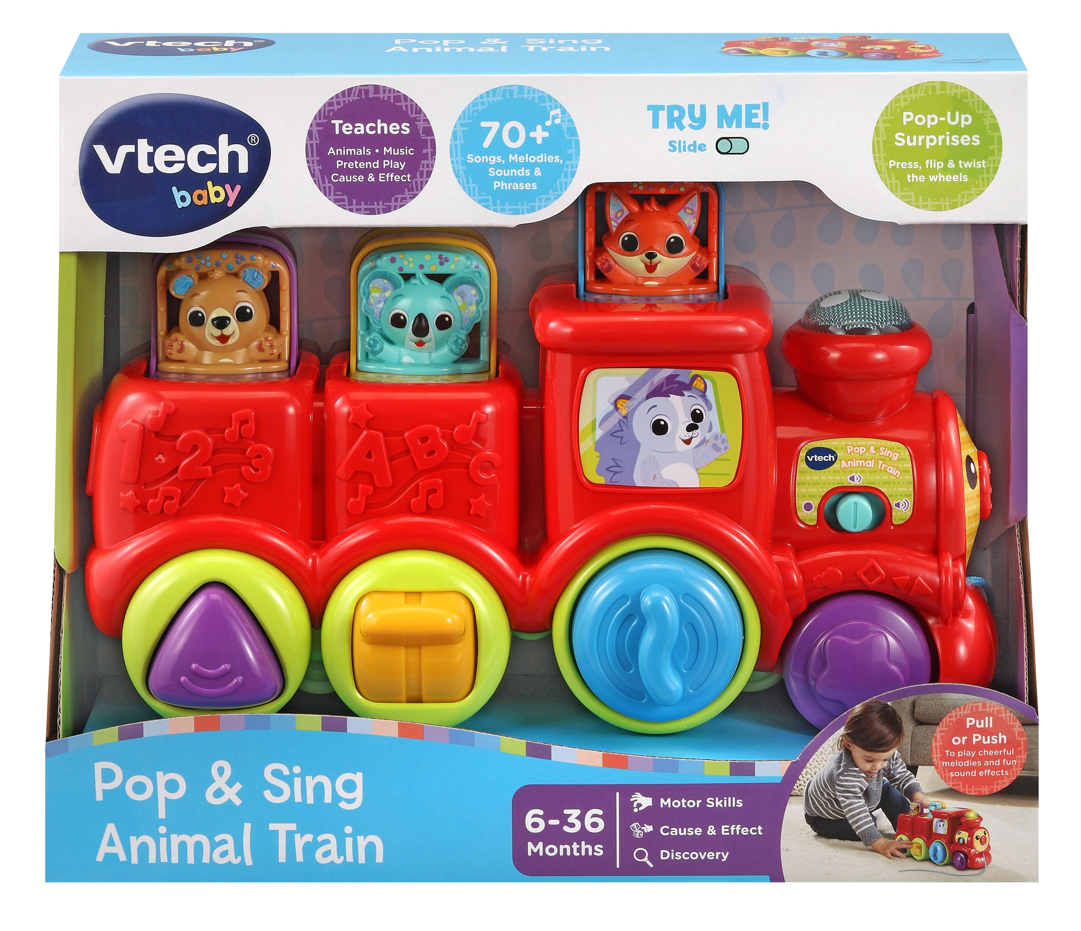 VTECH Muzikinis gyvūnėlių traukinukas aprašymas - Prekės nuotrauka