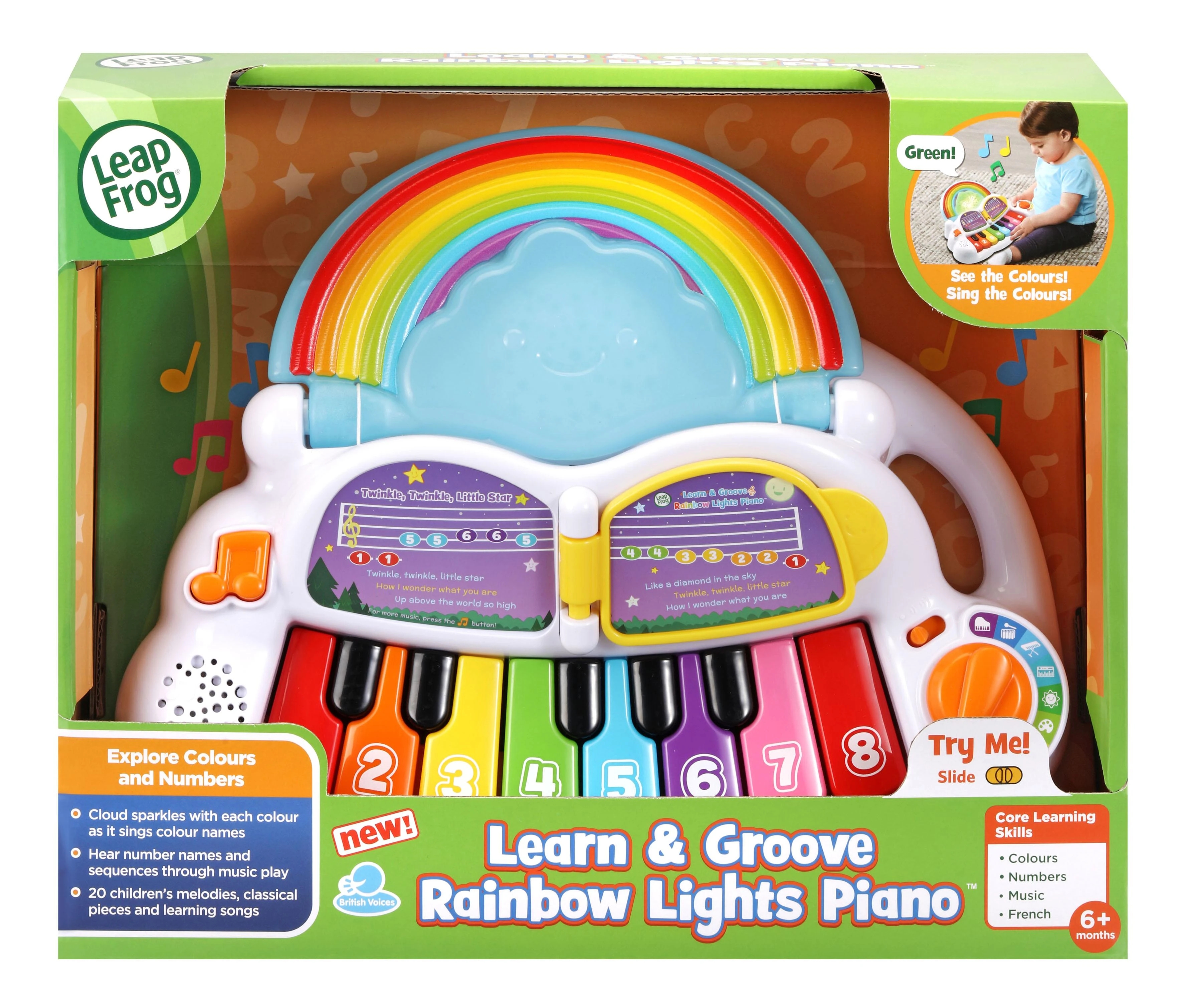 VTECH Vaivorykštės pianinas aprašymas - Prekės nuotrauka