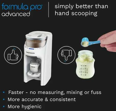 BABY BREZZA FORMULA PRO ADVANCED PIENO MIŠINIO RUOŠIMO APARATAS, ALL Baltas
