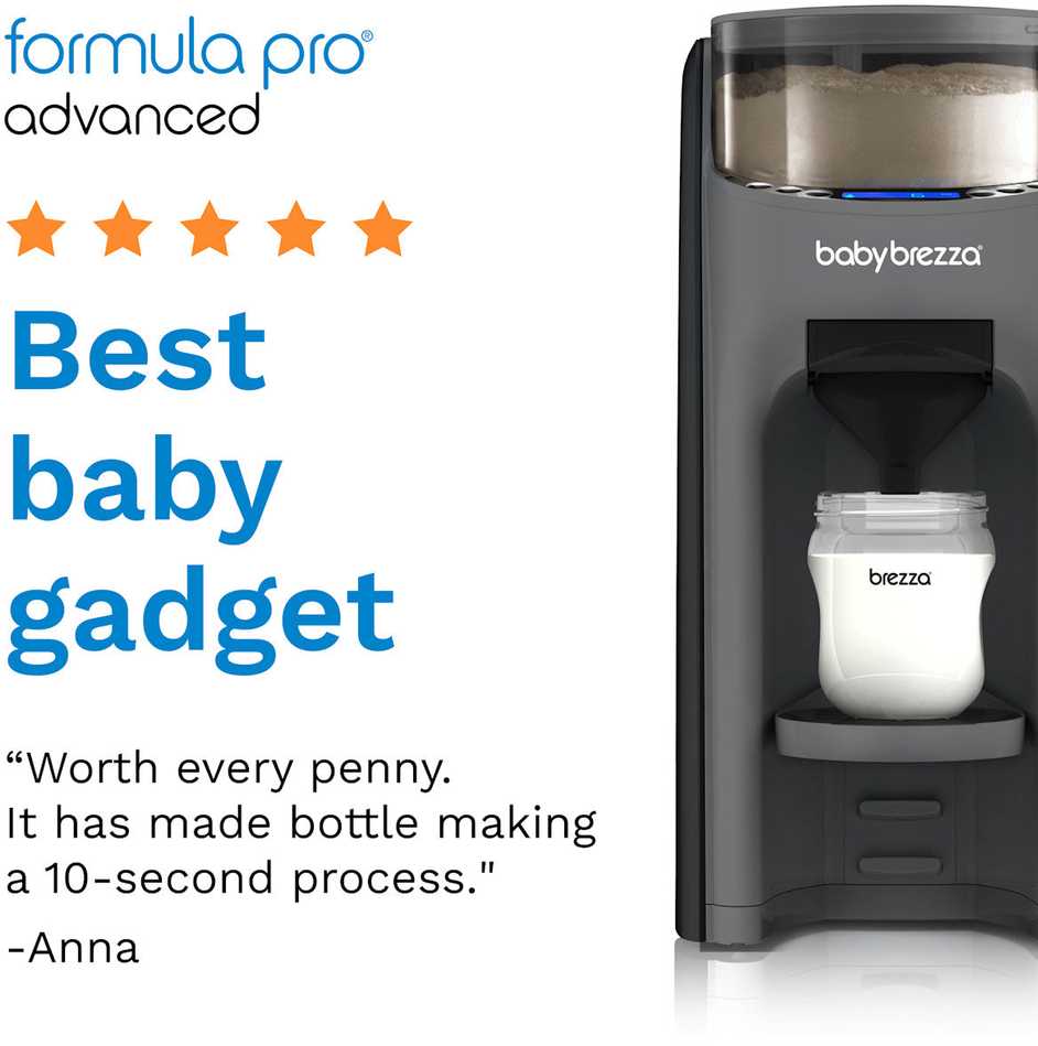 Pieno mišinio ruošimo aparatas Baby Brezza Formula Pro Advanced, Pilkos spalvos