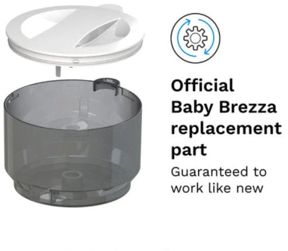 BABY BREZZA PRO ADVANCE PIENO MILTELIŲ TALPA SU DANGČIU, Baltas