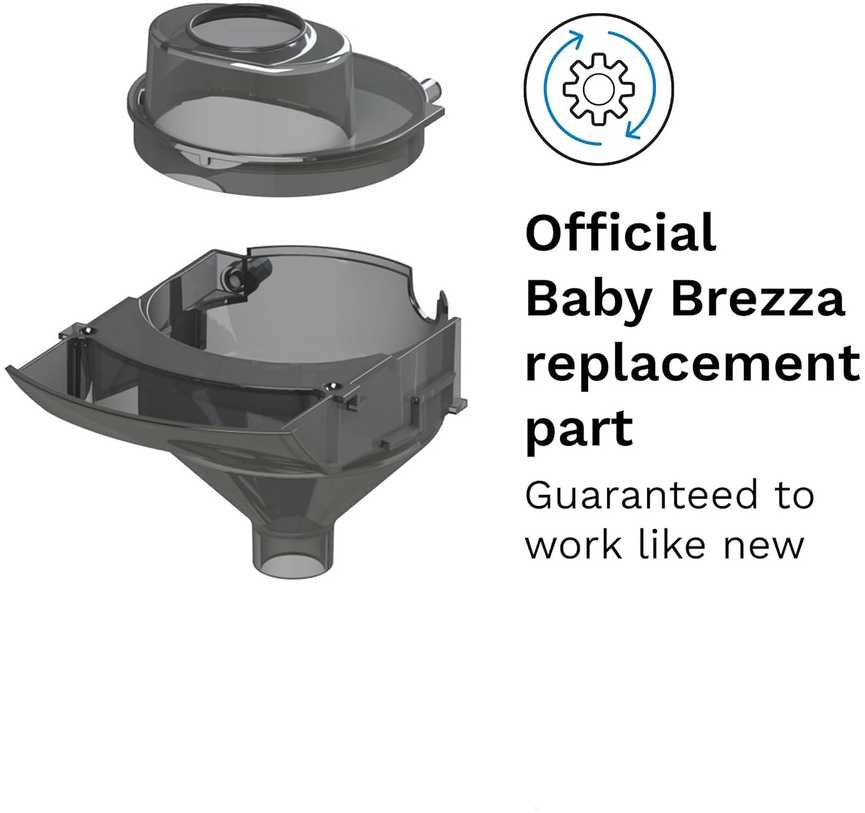 Baby Brezza mišinuko ruošimo aparato Formula Pro Advanced piltuvėlis su dangteliu