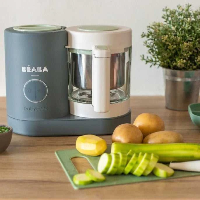 Garintuvas - trintuvas BEABA BABYCOOK NEO MINERAL, Pilkos spalvos