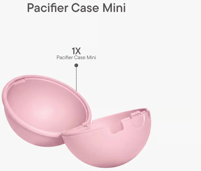 BIBS čiulptuko dėklas Pacifier Case Mini - baby-pink