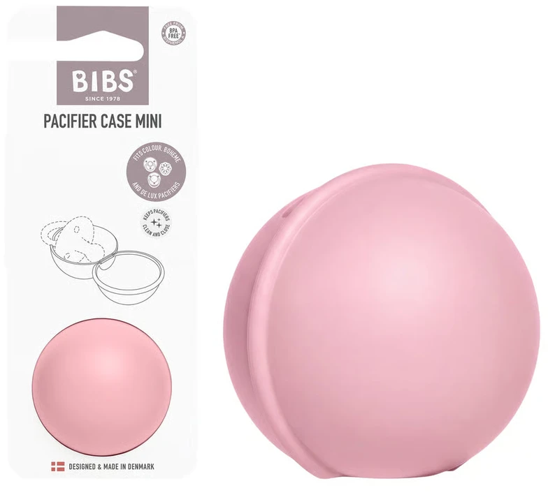 BIBS čiulptuko dėklas Pacifier Case Mini - baby-pink