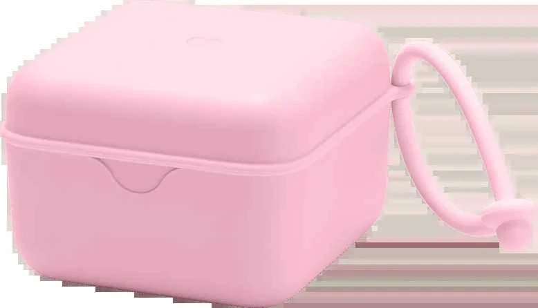 BIBS čiulptuko dėklas - užkandžių dėžutė Baby Rožinė