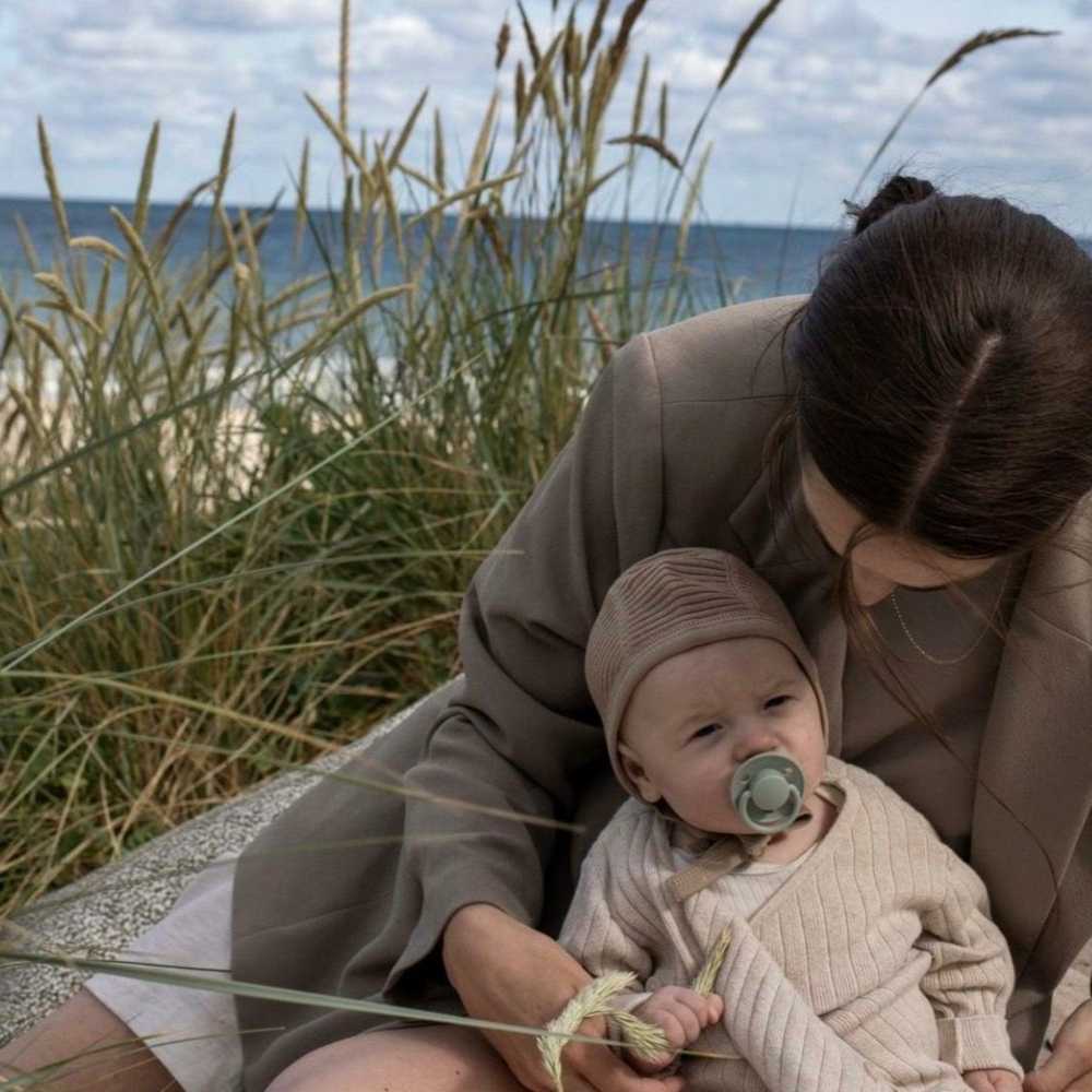 BIBS čiulptukų rinkinys (0 - 36 mėn.) De Lux Ivory / Sage