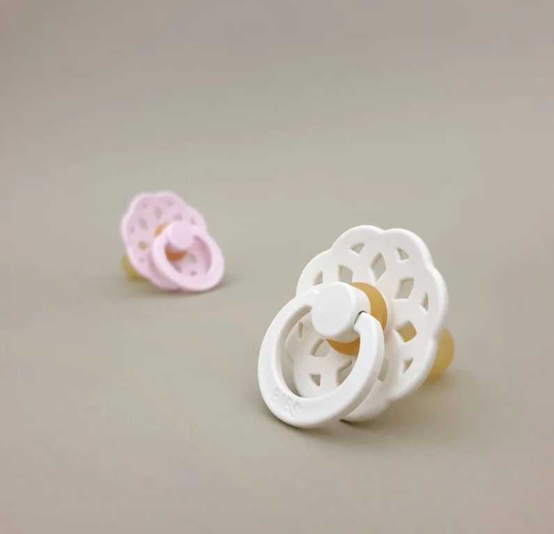 BIBS čiulptukų rinkinys 1 dydis (0 - 6 mėn.) Boheme Ivory/Blossom