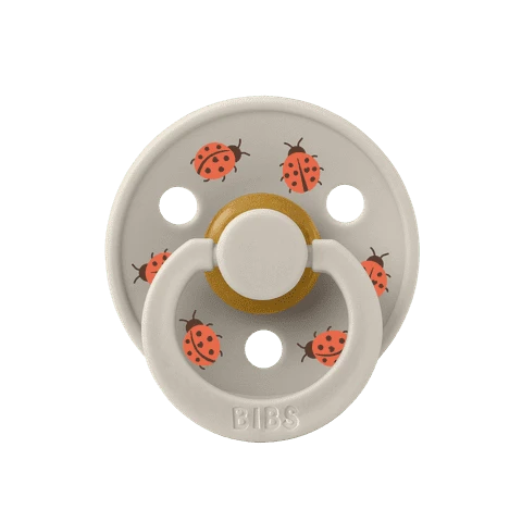 BIBS čiulptukų rinkinys 1 dydis (0 - 6 mėn.) Ladybug Blush Mix