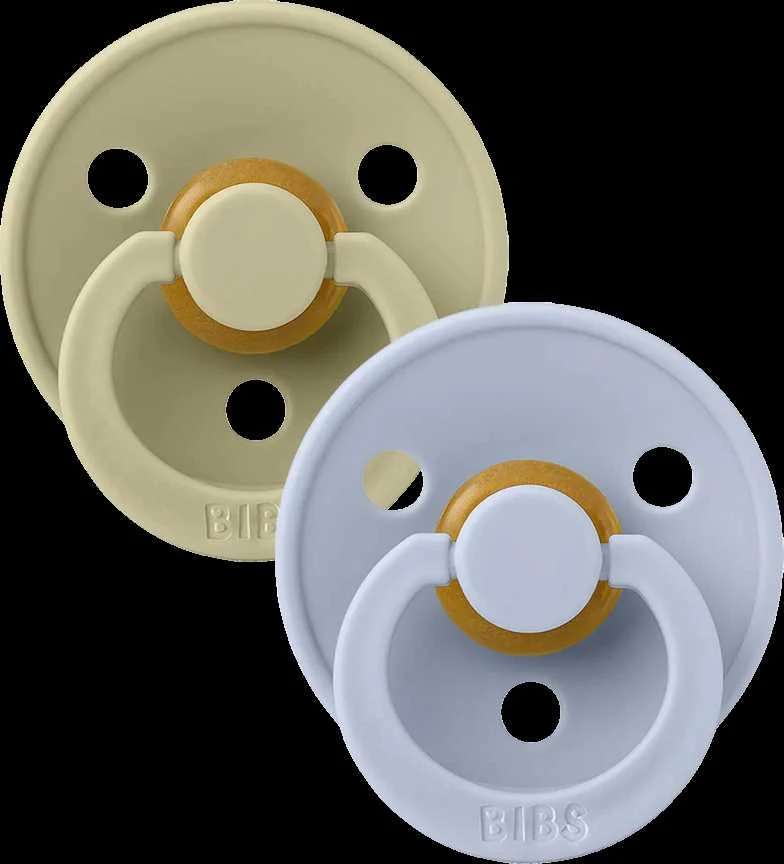 BIBS čiulptukų rinkinys 1 dydis (0 - 6 mėn.) Khaki / Dusty mėlynas