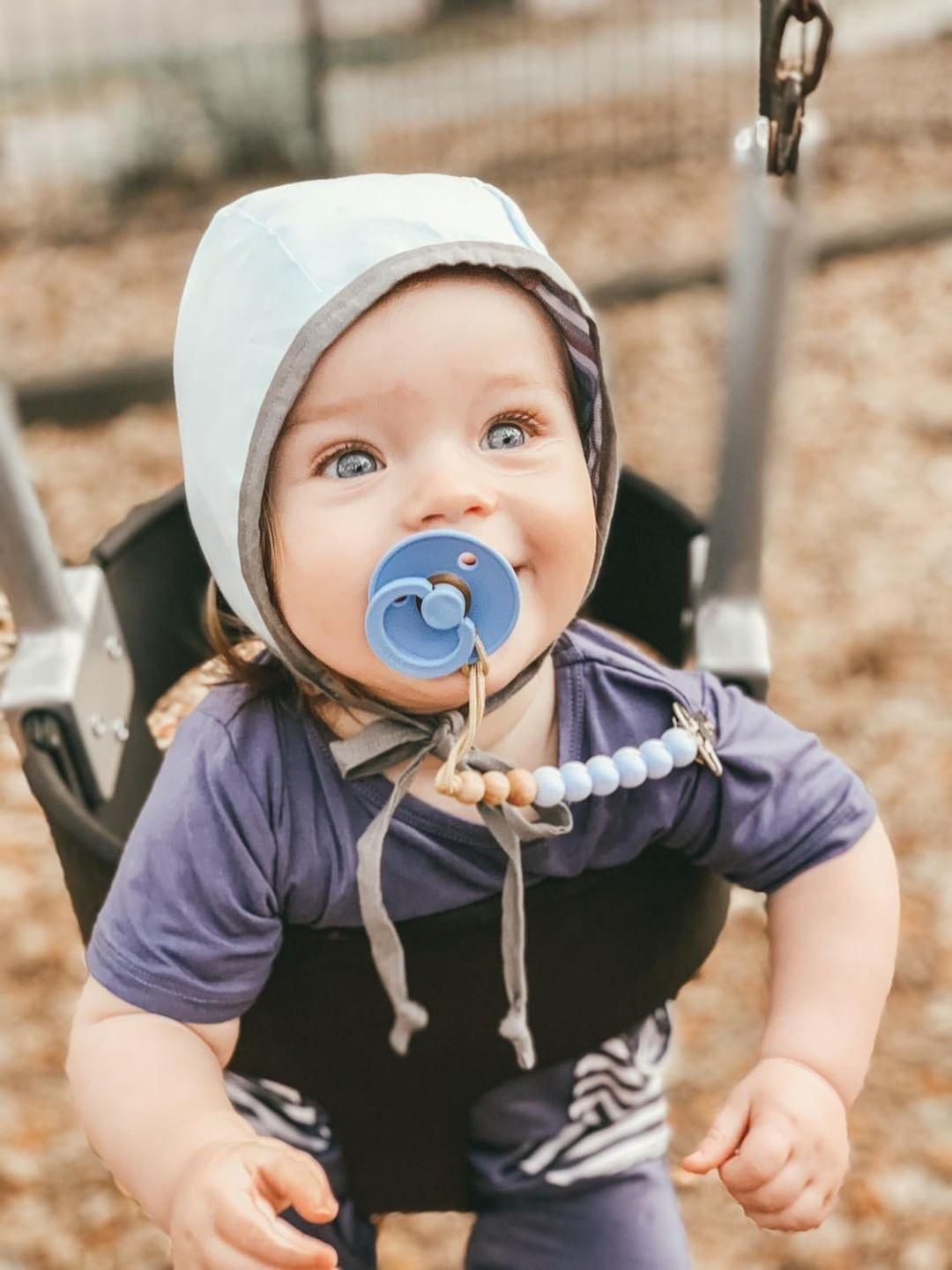 BIBS čiulptukų rinkinys 2 dydis (6 - 18 mėn.) Sky Mėlyna / Baby Mėlyna