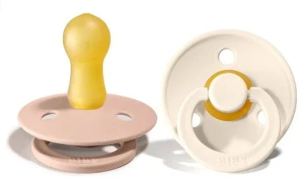 BIBS 18+ mėn. čiulptukai COLOUR, 2 vnt., Ivory/Blush