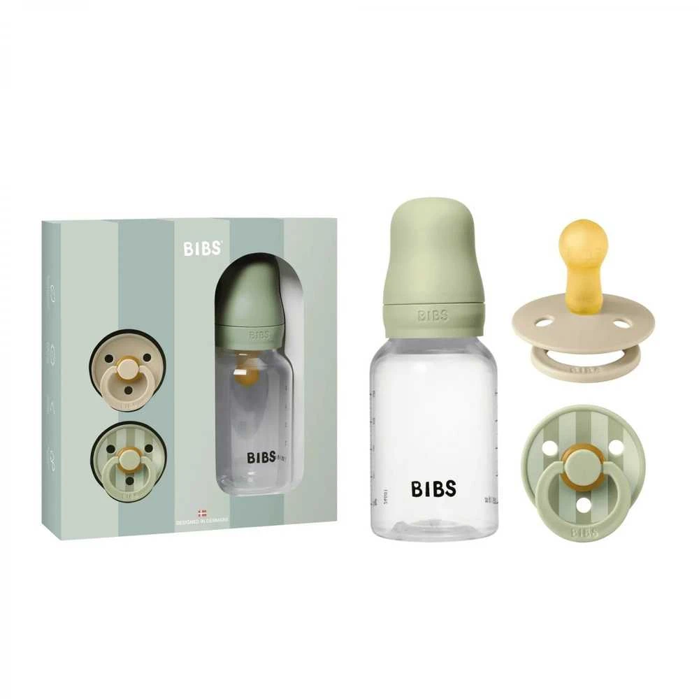 BIBS dovanų rinkinys kūdikiui Baby Sprinkle Gift Set Sage