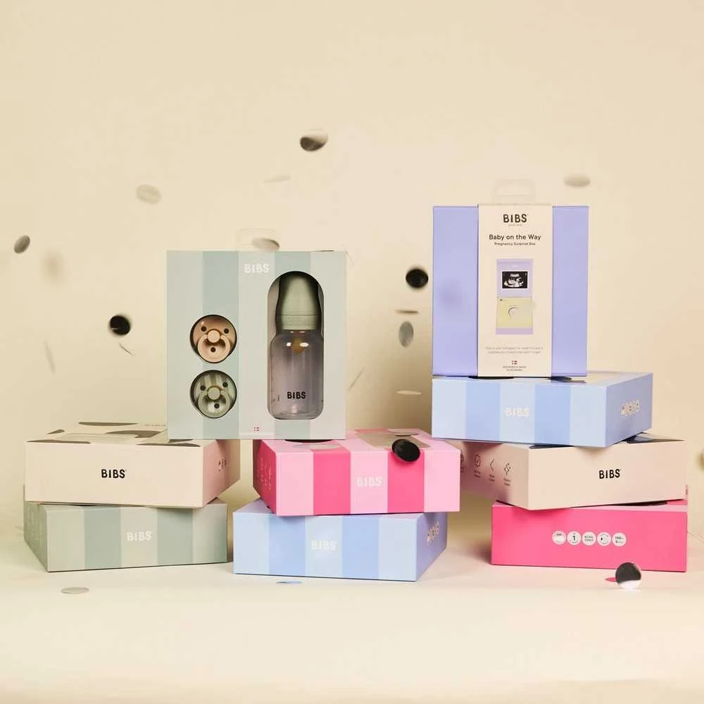 BIBS dovanų rinkinys kūdikiui Baby Sprinkle Gift Set Blush