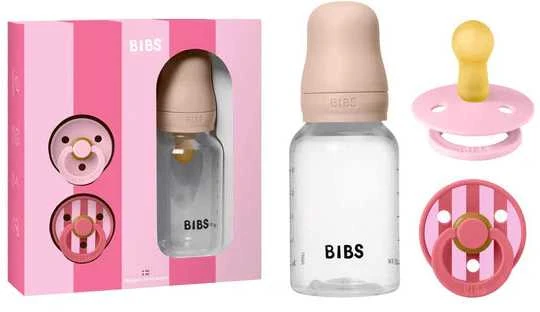 BIBS dovanų rinkinys kūdikiui Baby Sprinkle Gift Set Blush