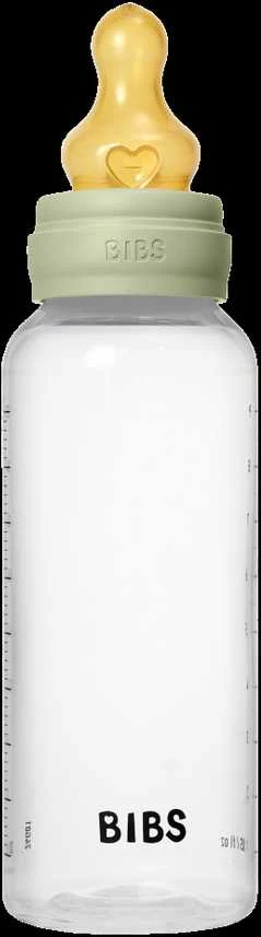 Nuk BIBS plastikinis buteliukas nuo dieglių 270 ml (Sage) pilnas komplektas