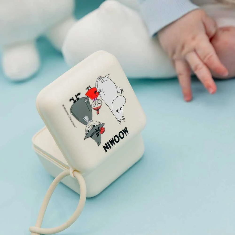 Nuk BIBS x Moomin čiulptuko dėklas - užkandžių dėžutė