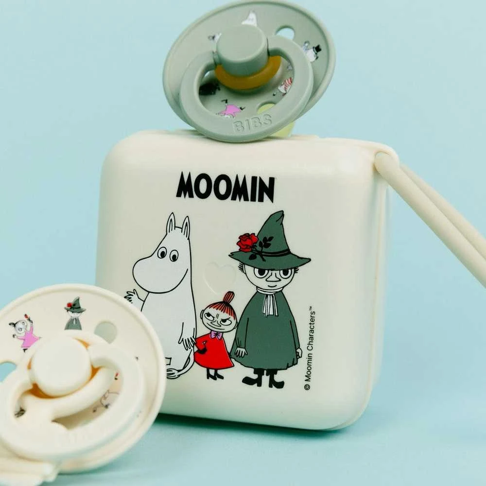 Nuk BIBS x Moomin čiulptuko dėklas - užkandžių dėžutė