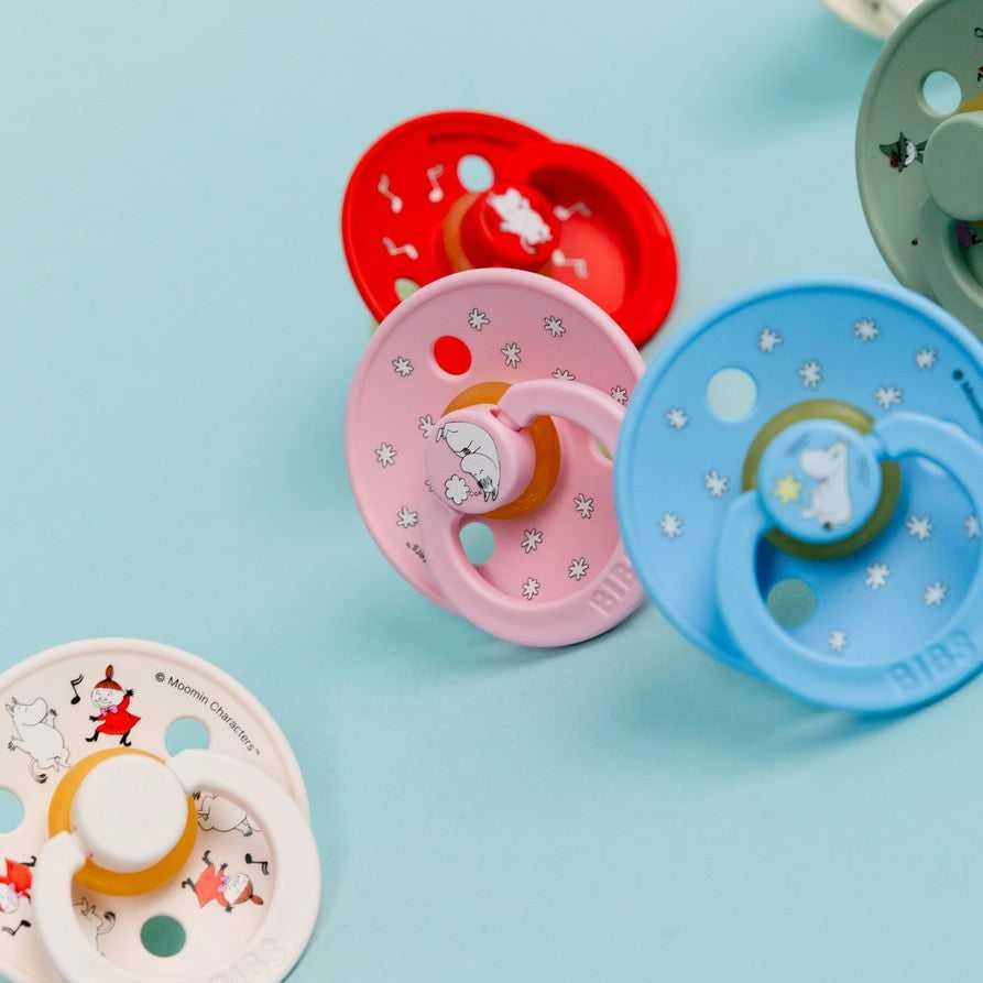 BIBS x MOOMIN čiulptukų rinkinys 2 dydis (6 - 18 mėn.) Sailing nordic mint mix