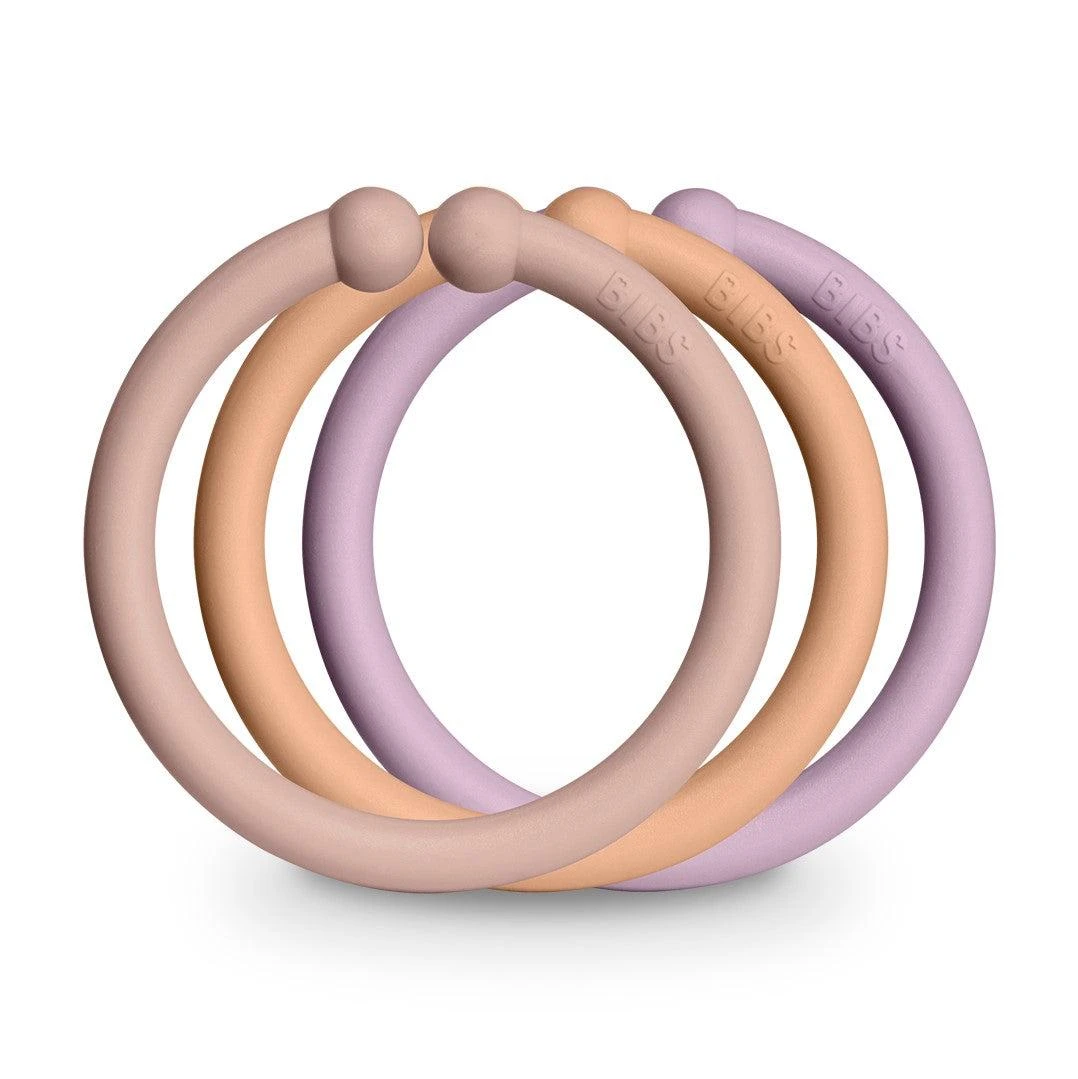 BIBS žižai (Loops Blush / Peach / Dusky Lilac )