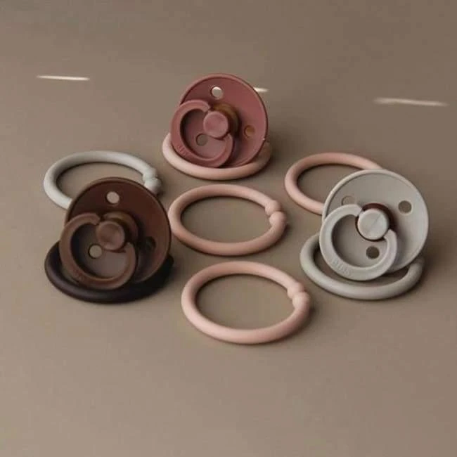 BIBS žižai (Loops Blush / Peach / Dusky Lilac )