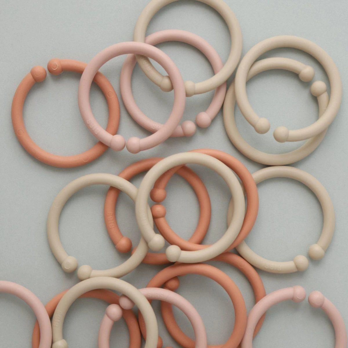 BIBS žižai (Loops Blush / Peach / Dusky Lilac )