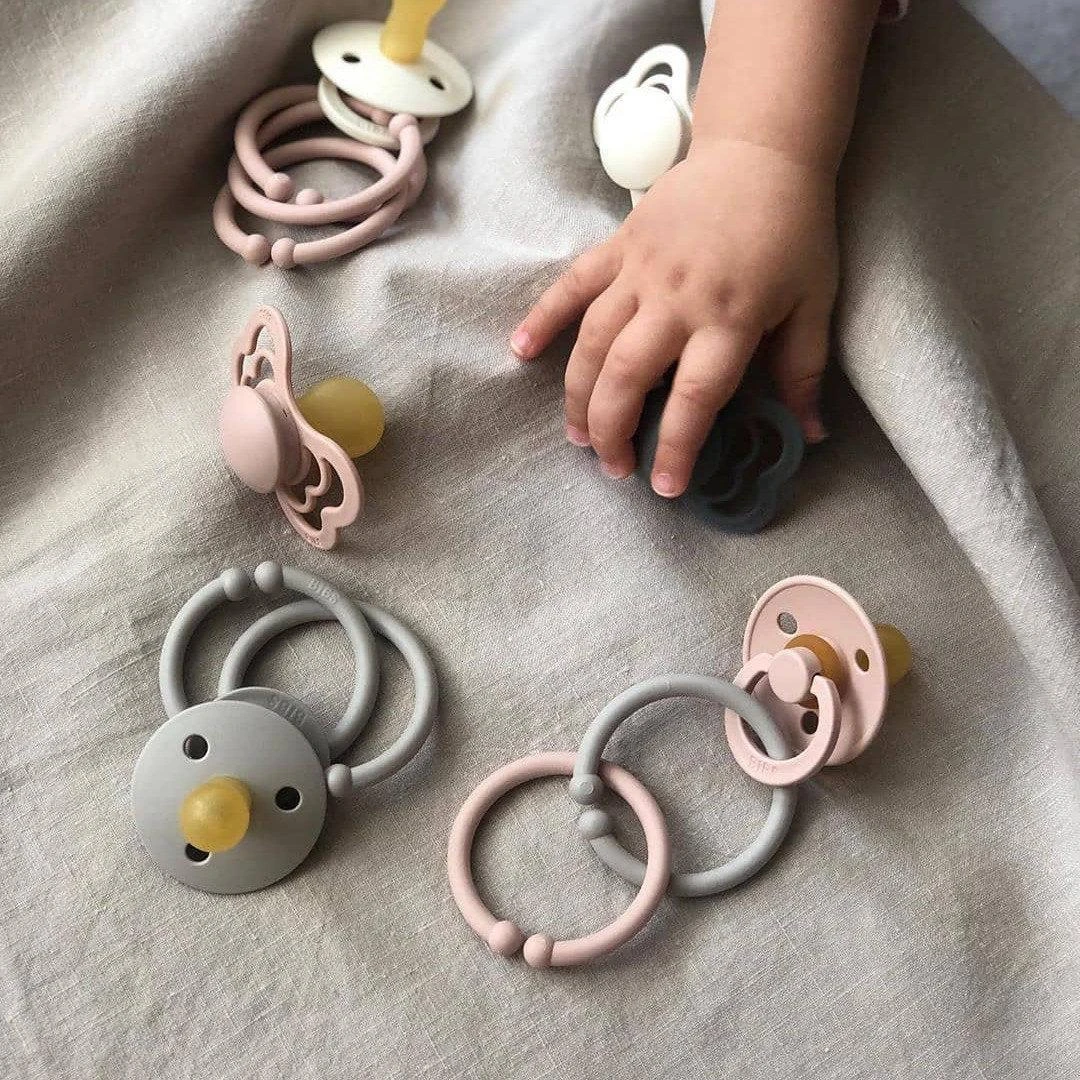 BIBS žižai (Loops Blush / Peach / Dusky Lilac )