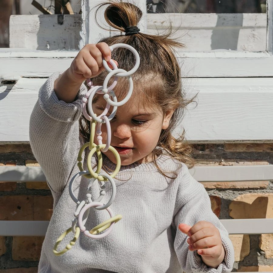 BIBS žižai (Loops Blush / Peach / Dusky Lilac )