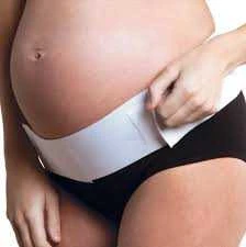 Carriwell reguliuojamas pilvo diržas / Adjustable velcro support belt (baltas arba juodas)