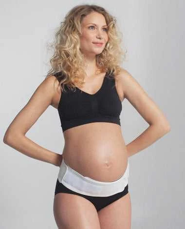 Carriwell reguliuojamas pilvo diržas / Adjustable velcro support belt (baltas arba juodas)